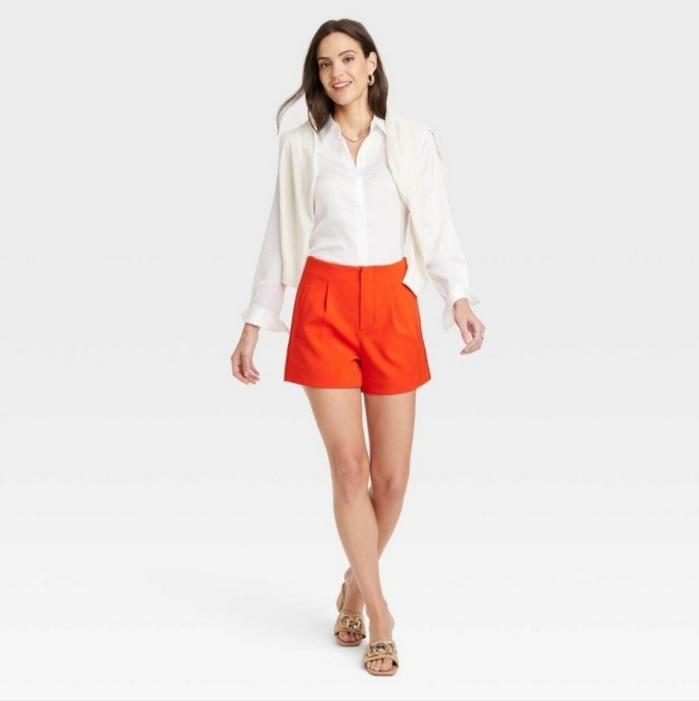 Women's Orange Shorts